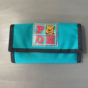 Vintage Winnie the Pooh Trifold Velcro Wallet